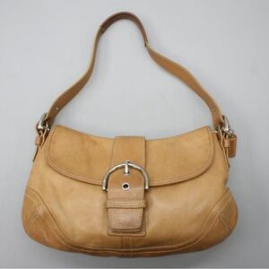 Coach soho tan leather bag